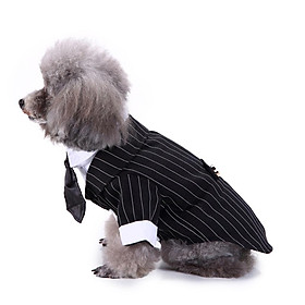 Gentleman Dog Apparel Cat Puppy Dog Wedding Suit Tuxedo Clothes Costume Spring Summer Pet Clothing