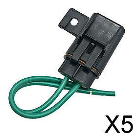 5xUniversal Car ATC Blade Fuse Holder Socket Connector With 30A Fuse