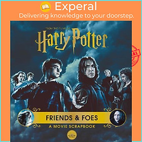 Sách - Harry Potter - Friends & Foes: A Movie Scrapbook by Warner Bros. (UK edition, hardcover)