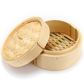 Lồng hấp đồ ăn bằng tre tự nhiên - sạch sẽ không độc hại