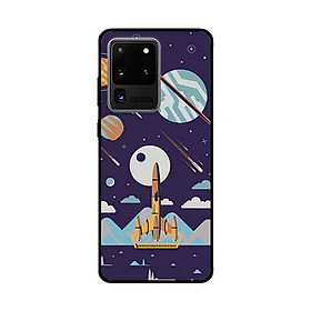 Ốp Lưng Dành Cho Samsung Galaxy S20 Ultra mẫu Vũ Trụ Ánh Sao - Hàng Chính Hãng