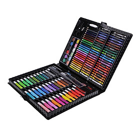 Hình ảnh 150 Pieces Art Set Childrens/Kids Colouring Drawing Painting Arts & Crafts Case Water Color Pen Colored Pencils Crayon Oil Pastel Paint Brush Drawing