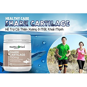 Sụn vi Cá Mập Úc Healthy Care Shark Cartilage Giúp tái tạo mô sụn khớp