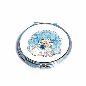 Nơi bán Gương mini cầm tay bỏ túi IN HÌNH Vocaloid Hatsune Miku chibi - Giá Từ -1đ