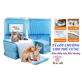 Tã lót chuồng cho Chó Mèo Doog & Caat Siêu thấm hút, khô thoáng Giúp khu vực vệ sinh thú cưng luôn khô thoáng