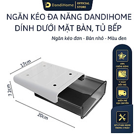 Ngăn kéo đa năng DandiHome dán dưới mặt bàn làm việc và tủ bếp