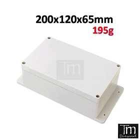 Hộp Nhựa Kỹ Thuật Chống Nước 200x120x65mm Có Tai