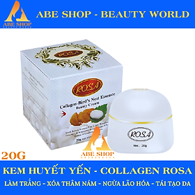 KEM ROSA COLLAGEN HUYẾT YẾN - COLLAGEN BIRD'S NEST BEAUTY CREAM 20g