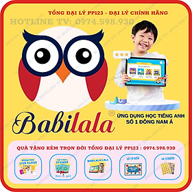 Babilala (3 Tháng, 1 năm,Trọn đời)-EVOUCHER-Tiếng Anh chất lượng cao cho trẻ từ 3-8 tuổi