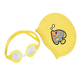 Bộ kính bơi, mũ bơi, bịt tai kẹp mũi cho trẻ em