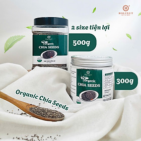 Hạt Chia Hữu Cơ - Organic Chia Seeds/ Thương hiệu Holinut