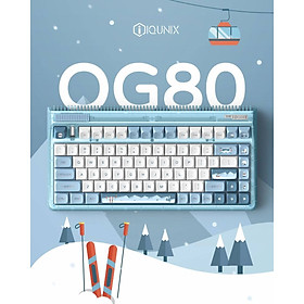 Bàn phím cơ IQUNIX OG80 Wintertide RGB - Hàng Chính Hãng
