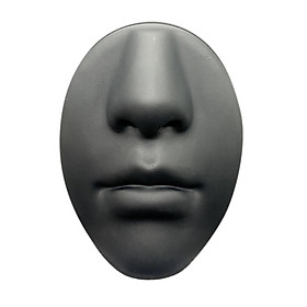 Silicone Face Model Portable Mannequin Flexible for Jewelry Display Nose
