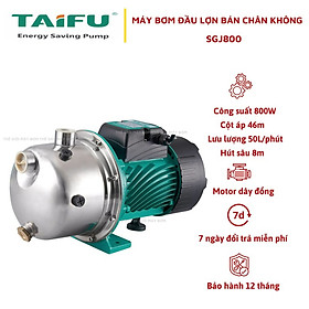 Hình ảnh Máy bơm nước con lợn bán chân không tự mồi đầu inox 800W cánh đồng TAIFU SGJ800 - Bảo hành 1 năm