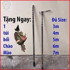 Sào bẫy Chim, Sào rút Inox đa năng 3m 5m 6m 7m kangh - sale to