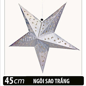 Đèn lồng ngôi sao giấy 45cm