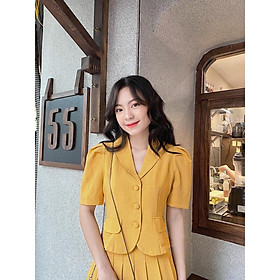 Rập set chân váy xếp ly và áo cổ sam - rập giấy mã 1051 (BẢN VẼ)