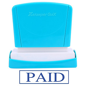 Dấu Đóng Có Mực Xstamper Quix Artline ES-1140QBL - Paid - Xanh