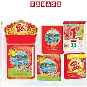 Lịch Bloc Siêu Cực Đại Đặc Biệt - Chủ Đề Phong Cảnh Việt Nam - Hồng Phúc An Khang - Hương Trang HT2