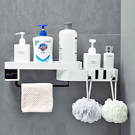 Kệ để đồ nhà tắm HT SYS -E COCO- 2 tầng xoay 180- chất liệu nhựa ABS cao cấp