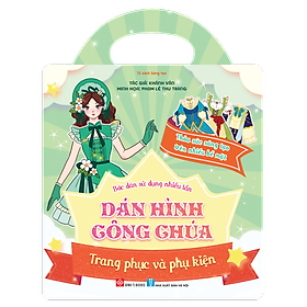 Sách Bóc Dán Sử Dụng Nhiều Lần - Dán Hình Công Chúa