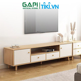 Mua Kệ Tivi GAPI Thông Minh Chất Liệu Gỗ Phủ Melamin Chống Nước Chống Xước Phong Cách Nordic Chính Hãng - GP122