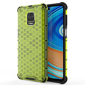 Ốp lưng Xiaomi Redmi Note 9S - Redmi Note 9 Pro trong màu Tổ Ong chống sốc