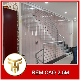 Rèm Cao 2,5m Ngăn Lạnh Phòng Lắp Máy Lạnh | Rèm Cửa Nhựa Trong | Mành Nhựa Điều Hòa | Tùy Chọn Kích Thước Theo Yêu Cầu