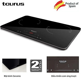 Mua BẾP TỪ ĐÔI TAURUS DARKFIRE DOUBLE IH3500 Hàng chính hãng