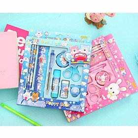 Bộ dụng cụ học tập 9 món tiện ích cho bé