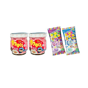 Combo 2 lọ ruốc cá hồi Meiwa ít muối - tặng kẹo popin cookin vị soda + vị grape
