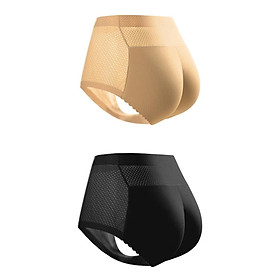 Black&Skin Color Women's Padded Butt Lifter Body Shaper Panties Shapewear