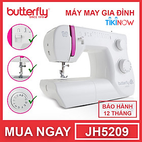 Máy May Gia Đình Cơ Bản Butterfly JH5209 - Hãng Chính Hãng