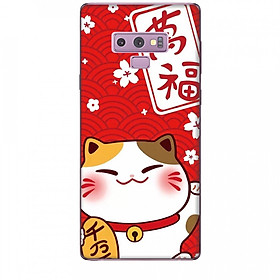 Ốp lưng dành cho điện thoại  SAMSUNG GALAXY NOTE 9 Mèo Thần Tài Mẫu 2