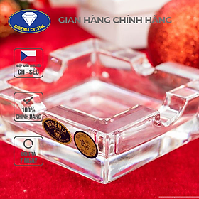 Mua Gạt Tàn PHA LÊ TIỆP BOHEMIA Đồ Gạc Tàn Cao Cấp Sang Trọng Hình Vuông PTL00083