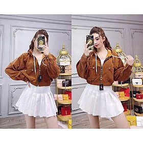 ÁO KHOÁC NHUNG NỮ HÀN QUỐC PHONG CÁCH THỜI TRANG S07