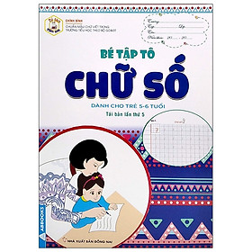 Hình ảnh Tủ Sách Mầm Non - Bé Tập Tô - Chữ Số (Dành Cho Trẻ 5-6 Tuổi)