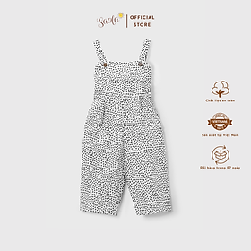 Bộ Áo Liền Quần Jumpsuit Hai Dây Siêu Cute Họa Tiết Đáng Yêu Cho Bé Gái - LALA OVERALLS - JSC001 - SAOLA CLOTHING
