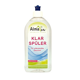Nước hữu cơ trợ rửa cho máy rửa chén (dành cho vật dụng thủy tinh) 500ml - Almawin