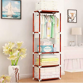 Giá Treo Quần Áo Túi Xách - Kệ Để Đồ Dày Dép Phong Cách Hàn Màu Tự Nhiên