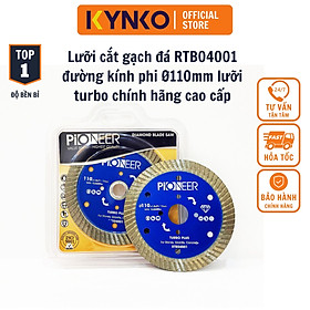 Mua LƯỠI CẮT GẠCH - ĐÁ RTB04001 đường kính phi Ø 110mm lưỡi turbo chính hãng cao cấp
