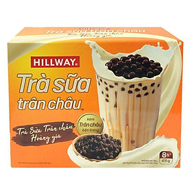 Trà sữa trân châu Hillway Hộp 8 gói x 22G - 8936024247058