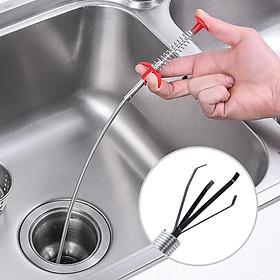 Mua Dụng cụ thông cống thoát nước dây thông cống lò xo dài 60cm Đồ gia dụng đồ thông cống nghẹt tiện ích D49