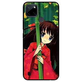 Ốp lưng dành cho Realme C21Y - C25Y mẫu Anime Cô Gái Kimono Đỏ