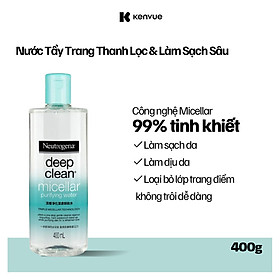 Nước Tẩy Trang Thanh Lọc Và Làm Sạch Sâu Neutrogena Deep Clean Micellar Purifying Water 400ml