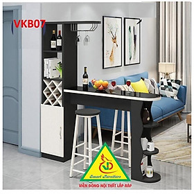 Mua Quầy bar mini kết hợp tủ rượu VKB07 ( không kèm ghế) - Nội thất lắp ráp Viendong Adv