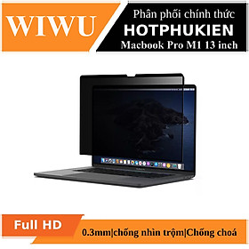 Mua Miếng dán chống nhìn trộm film từ tính cho Macbook Pro M1 / Macbook Air M1 13 inch hiệu WIWU Magnetic Screen Protector Privacy mỏng 0.3mm  full 3D  chống lóa - hàng nhập khẩu