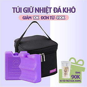 Túi Đá Khô Trữ Sữa Mama’s Choice, Giữ Lạnh Sữa Mẹ Lên Đến 14 Tiếng, Túi Giữ Nhiệt Bình Sữa, Đựng Và Giữ Ấm Đồ Ăn Cho Bé 