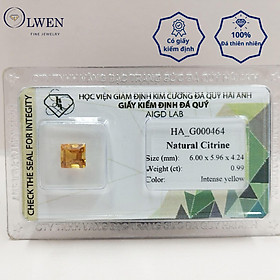 Viên đá thạch anh vàng ( citrine ) thiên nhiên HA_G000464