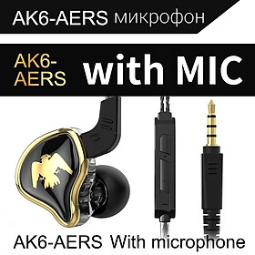 QKZ AK6 ARES EDX Pro 1DD Tai nghe động cơ Hifi Music Sport Earbuds trong tai nghe tai nghe Sport Tiếng ồn Tai nghe EDXPRO DQ6 Z Màu